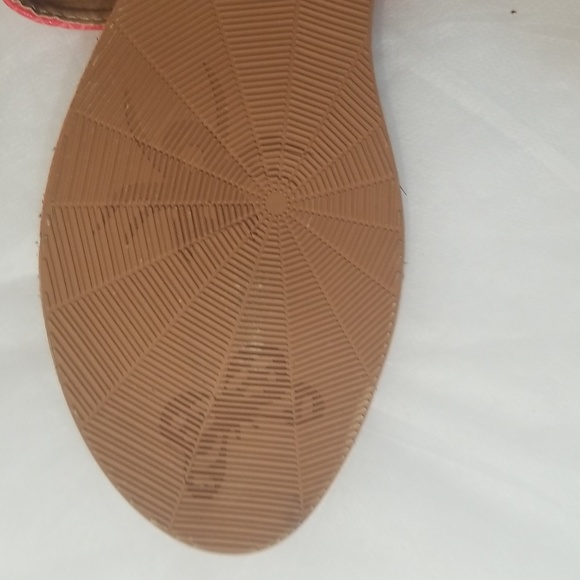 Follies orange red sandals size 40 - Picture 4 of 6